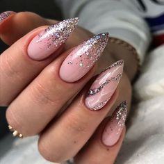 Bandana Nails, January Nails, Sparkly Nails, Luxury Nails, Chic Nails, Gold Nails, Gorgeous Nails, Love Nails