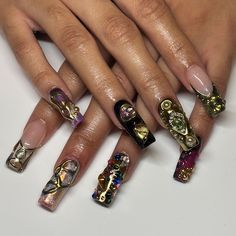 another freestyle moodboard! swipe to the end for the moodboard ⚜️✨🔮💎💍 #londonnails #londonnailtech #gelxnails #nailartlondon #nailart