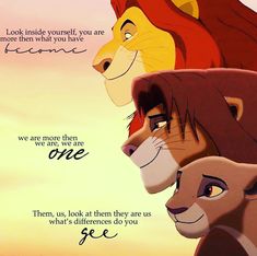 the lion king and cub from disney's live - action movie