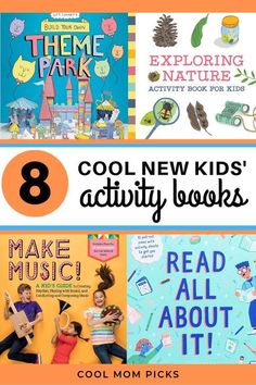 children's books with the title 8 cool new kids'activity books