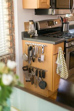 the kitchen is clean and ready for us to use