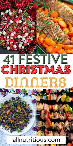 Holiday Main Dishes For A Crowd, Casserole Recipes For Christmas Dinner, Christmas Meats Main Dishes, Non Traditional Christmas Dinner Ideas, Christmas Party Food Ideas Dinner, Christmas Dinner Party Food, Easy Christmas Dinner Recipes, Dinner Ideas Delicious, Holiday Meal Ideas