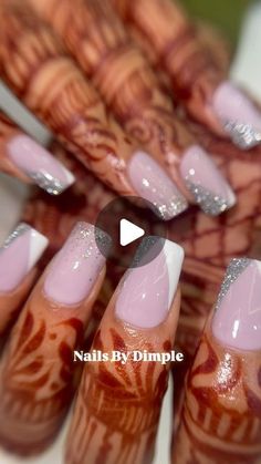 Dimple Boricha-Nails By Dimple on Instagram: "Shine ✨ Sparkle 
#shine #nails #nailsart #nailsnailsnails #beauty #glam #glamour" Shine Nails, Sparkle, Beauty, Instagram, Art