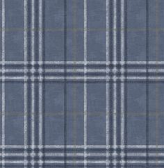 a blue and white plaid fabric