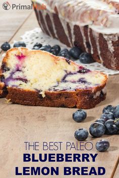 the best paleo blueberry lemon bread