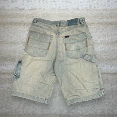 Vintage Skater Wide Leg Jean Shorts Fubu Yellow Light Wash Baggy Denim Rap Style Y2K Skate / Streetwear Great Condition: 7/10 (small marks, aka some character) Men's Size:  Waist: 34" Length (inseam): 13" Leg Opening: 12" Thigh Opening: 14" Front Rise: 13" Cheap Short Length Jeans For Streetwear, Cheap Light Wash Jean Shorts For Streetwear, Cheap Baggy Wide Leg Shorts, Cheap 90s Style Short Jeans, Wide Leg Jean Shorts, Skater Jeans, Vintage Skater, Baggy Denim, Y2k Jeans