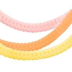 an image of three different colored worms