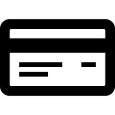 a black and white image of a credit card