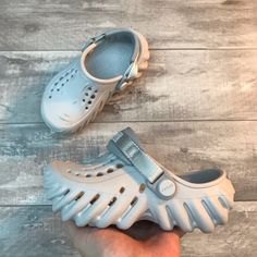 Brand New Crocs Echo Clog Toddler Atmosphere Grey Toddler Size C9 Non-slip Clogs With Round Toe For Outdoor, Non-slip Round Toe Clogs For Outdoor, Casual Slip-on Clogs With Soft Sole, Non-slip Synthetic Closed Toe Clogs, Non-slip Synthetic Slide Clogs, White Slip-resistant Slide Clogs, Casual Closed Toe Clogs With Soft Sole, Crocs Echo Clog, Echo Clog