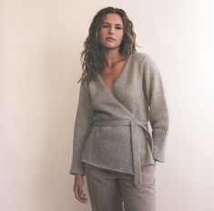 My go to layering piece - easy fitting, and made of a super soft and lofty alpaca blend This style is made to be worn in a multitude of ways: forwards, backwards, open and tied in the front, tied in the back, wrapped around like a belt with a bow Fall Layering Wrap Top, Chic Wrap Top For Winter, Casual Wrap Top For Workwear In Fall, Liberty Of London, Wrap Sweater, Sweater Knit, Instagram Shop, Layering Pieces, Denim Top