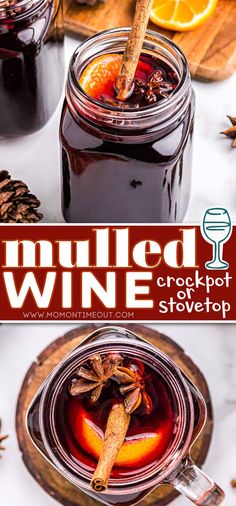 an image of mulled wine crockpot stovetop