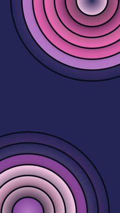 an abstract background with two circles in purple and pink