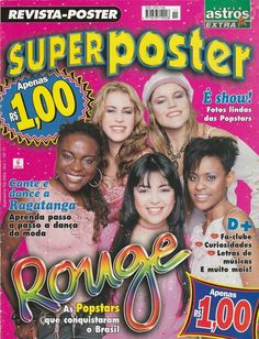 a magazine cover with some girls on it