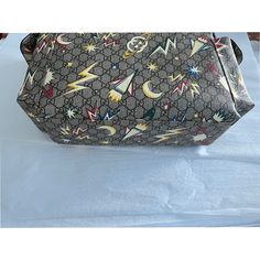 New with tags: A brand-new, unused, and unworn item (including handmade items) in the original packaging (such as the original box or bag) and/or with the original tags attached. Gucci Supreme Gg Canvas Baby Diaper Changing Bag Italy Grey Handbag Tote NEW GUCCI 211131 2DHDG 9698MAMA'S BAGSUP.GG SPA.CAMP PR/MOR/NS AD.N GUCCI BABY110 LUGGAGE105 GUCCI BABY5209818094517878 GUCCI GG Supreme Monogram Space Diaper Bag in Red. This stylish large diaper bag is finely crafted of grey on beige Gucci GG Plu Grey Handbag, Handbag Boutique, Gray Handbags, Black Travel, Changing Bag, Baby Diaper, Tote Handbags, Gucci Bag, Leather Men