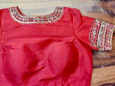 Buy beautiful red embroidered designer sari blouse online in USA. Elevate your ethnic saree style with a tasteful collection of designer saree blouses, embroidered sari blouses, Banarasi blouses, silk saree blouses from Pure Elegance Indian clothing store in USA.-front Silk Saree Blouses, Designer Saree Blouses, Sari Blouses, Ethnic Saree, Designer Sari, Saree Blouses Online, Indian Clothing Store, Saree Style, Designer Saree Blouse