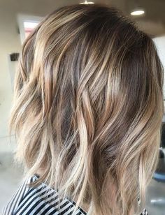 Short Hair Sombre Blonde Tips, Blond Balayage, Brunette Balayage, Chin Length, Short Hair Color, Balayage Brunette