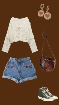 Aesthetic Bohemian Outfit, Boho Tropical Outfits, Pizza Date Outfit, Cute Walking Outfits, Simple Boho Outfits, Colorful Outfits Summer, Summer 2024 Fashion, Swaggy Outfits, Summer Fits