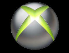 the xbox logo is displayed on a black background