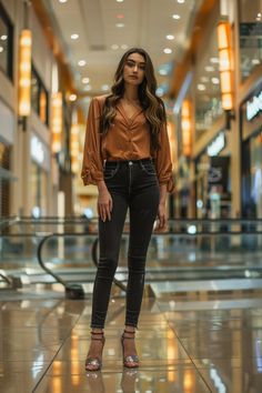 Unlock the ultimate style guide with these 13 chic and versatile outfit ideas featuring skinny jeans and pumps. Get the look! Jeans And Pumps, Pumps Outfit, Versatile Outfits, Stylish Outfit, Pinterest Fashion