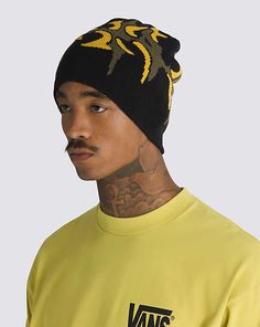 The Skate Thorne Beanie is a cuff beanie made of acrylic yarn to keep you warm, and a jacquard graphic and Vans® Skateboarding labeling for branding flare and style. 100% Acrylic fabric Acrylic Fabric, Skateboarding, Acrylic Yarn, Skateboard, Cuff, Branding, Yarn, Fabric