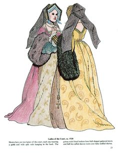 Period Fashion, Clothes Illustration, Elizabethan Era, Fashion Drawing Tutorial, European Dress