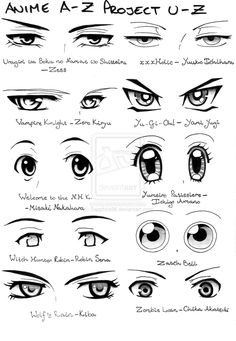 an anime character's eyes and how to draw them