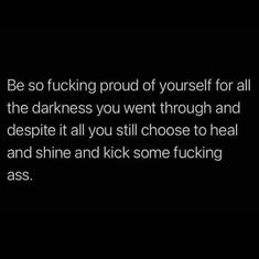 Proud Of Yourself, Repeat After Me, Vibe Tribe, Positive Self Affirmations, Badass Quotes, The Vibe, Healing Quotes, The Darkness, Real Quotes