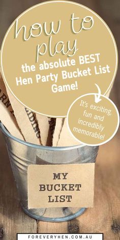 Ready to ditch the ordinary bachelorette?  Craft a unforgettable bucket list game for the bride-to-be with these expert tips and tricks!   
#BacheloretteParty