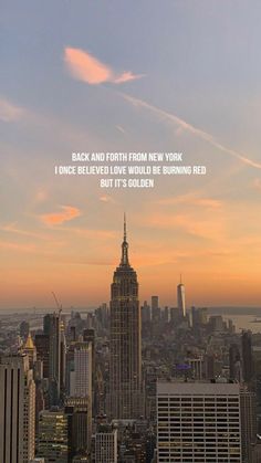 a cityscape with the words black and brown in new york, once revealed live within the building red, but it's golden