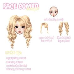 the instructions for how to make a doll face