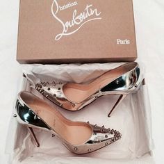 Discover and share the most beautiful images from around the world Toms Shoes Women, Louboutin Boots, Toms Shoes Outlet, Christian Louboutin Boots, Manolo Blahnik Heels, Christian Louboutin Heels, Louboutin Heels, Silver Shoes, Shoe Obsession