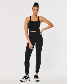 Made for mind and body wellness, because we get it, sometimes just being is more energizing than a workout.Ultra-comfortable leggings designed in our breathable, 4-way stretch, moisture-wicking Recharge fabric with a super soft, brushed feel. High-rise waist. Womens Matching Sets, Body Wellness, Gilly Hicks, Women's Bottoms, Corsets And Bustiers, Teen Clothing, Active Leggings, Leggings Design, A Workout