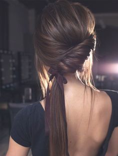 Nice Braids, Pony Tails, Twist Ponytail, Braids Styles, Beautiful Hairstyles, Business Hairstyles, Low Ponytail