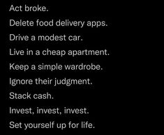 invest invest invest in right places Investing Aesthetic, Dope Words, Self Motivation Quotes, Money Management Advice, Quotes About Everything, Money Saving Strategies, Financial Life Hacks, Finance Investing, Money Life Hacks