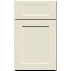 a white cabinet with two doors on the front and one door in the back, against a white background