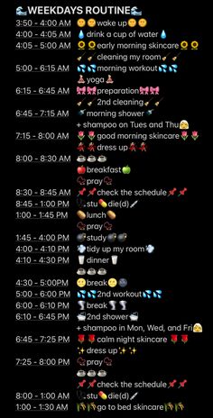 Daily Routine Schedule 4am, Life Schedule Daily Routines, Day Schedule Daily Routines, Study Day Schedule, Healthy Daily Routine Schedule, Hygiene Schedule, Birthday Schedule, Study Efficiently, Clean Funny Pictures