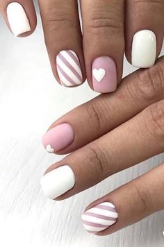 Nice Nails Short, Stylish Manicure, Colorful Nails, Polish Ideas, Cotton Swabs, Manicure Ideas, Nails Manicure, Cotton Balls, Short Nail Designs