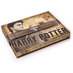 a harry potter box is shown on a white background with an image of the character