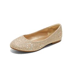 PRICES MAY VARY. Sparkly Upper: Adorned with glittering rhinestones, these sparkly girls' flats are a perfect choice, especially for special occasions. The slip-on silhouette of these girls' flats makes it effortless for your princess to put on and take off. Lightly padded footbed helps provide all-day comfortable for your little princess. Wear-Resistant Outsole: The cute flower-patterned TPR outsole allows your girls to walk with confidence and secure footing. These flats are suitable for parti Flats For Wedding, Glitter Ballet Flats, Children Party, Girls Dress Shoes, Girls Flats, Kids Party Dresses, Rhinestone Flats, Princess Shoes, Girls Shoes Kids