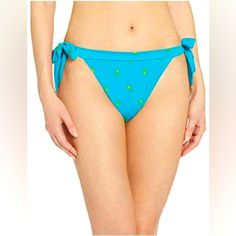 - Bikini-Style Swimsuit Bottom With Side-Ties - Turquoise Blue With Pineapple Print - Moderate Coverage - Quick-Dry Knit Fabric With Upf 50 For Sun Protection - 80% Polyamide, 20% Elastane Black Bathing Suit Bottoms, Black Hipster, Black Bathing Suits, Bathing Suit Bottoms, Amazon Essentials, Pineapple Print, Womens Bathing Suits, Swim Suit Bottoms, Turquoise Blue