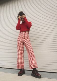 Fun But Professional Outfits, Fall Quirky Outfits, Sock Sandals Outfit, Professional Colorful Outfits, Fashion Inspo Outfits Colorful, Red And Green Outfit Ideas, Professional Halloween Work Outfit, Funky Feminine Style, Cute Workwear