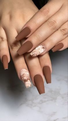 Fall Leaves Nail Art, Basic Nail, Brown Nail Polish, Gold Nail Polish, Nude Nail Polish, Nail Art Techniques, Nail Care Routine