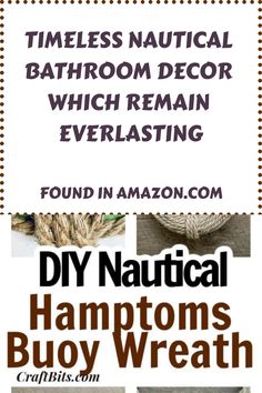 some type of advertisement with different types of items in it and the words diy natural hamptons bloyweathh