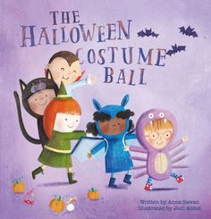 the children are dressed up as witches and cats for their halloween costume ball book cover