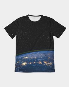 Earth Day Shirt for Men, Anti Climate Change & Global Warming Tee, Carl Sagan Neil deGrasse Tyson Fan Tee, Astronomy Gifts, Astronomy Shirt. Isn't it beautiful?! That pale blue dot.  This is home whatever you think, no chance for changing it till now! Let's keep it safe for us and for many generations after us and admire its beauty every day. Spread this message by wearing this T-shirt or sending it as a gift to your friends.   With premium wear-resistant fabric, this carefully crafted tee is a daily wardrobe essential. Dressed up or down, our Men's Tee offers complete comfort and style. * Smooth, comfortable fabric * Topstitch seam detailing * Crewneck Our products made especially for those who love science and believe in it. We believe in spreading the culture of science by making our pr Casual Short Sleeve T-shirt For Earth Day, Earth Day White T-shirt With Screen Print, Casual Slogan T-shirt For Earth Day, Astronomy Gifts, Earth Day Shirt, Astronomy Tshirt, Black Cotton Space-themed T-shirt, Neil Degrasse Tyson, Pale Blue Dot