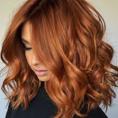 Effortless Copper Hair Color IdeasDeep Sid Deep Side Part, Thinning Hair, Side Part, Natural Hair Color