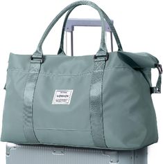 Carry on Bag,Overnight Bag with Trolley Sleeve,Sports Tote Gym Bag,Travel bag for Women, SlightBlue Sport Tote Bag, Best Travel Bags, Perfect Travel Bag, Weekender Bags, Gym Tote, Holdall Bag, Airline Travel, Weekend Travel Bags, Sports Bags Gym