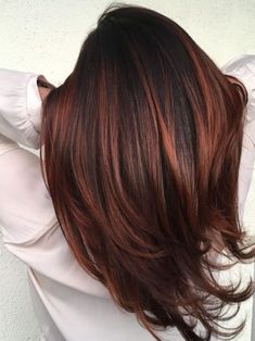 Chocolate Copper Hair – Red Hot Balayage - davidreed.co Hair Color Ideas For Brunettes Balayage, Latest Hair Color, Copper Hair Color