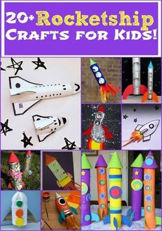 20 rocket ship crafts for kids to make