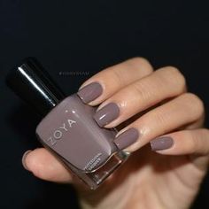 Zoya Nail Polish in Normani: Naturel Collection Toxic Nails, Essie Polish, Matte Nail Polish, Best Nail Art Designs, Opi Nail Polish, Popular Nails, Nail Polish Sets